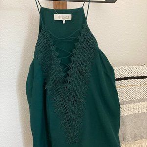 Green Lace Top